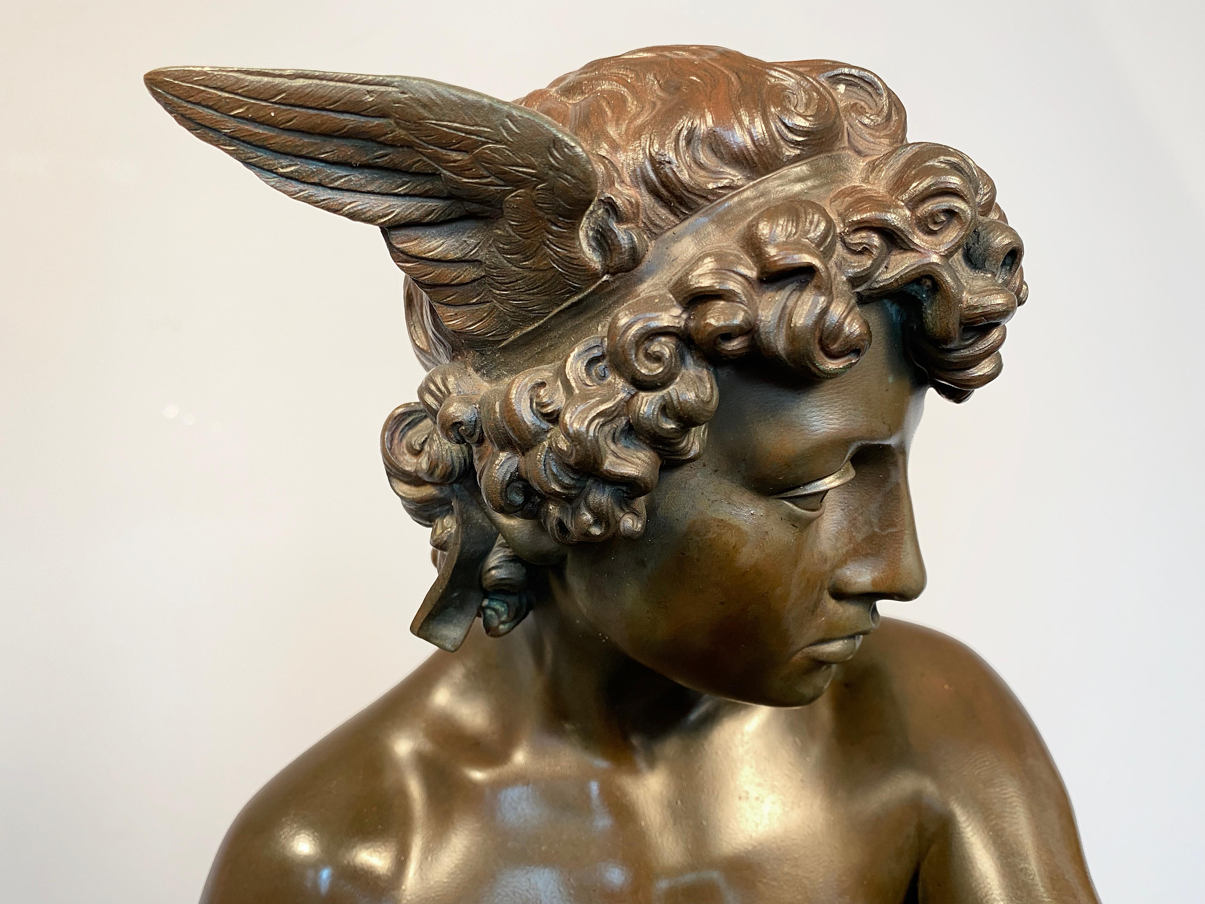 Mercurio seduto o Hermes - Dio della velocità in vendita 5