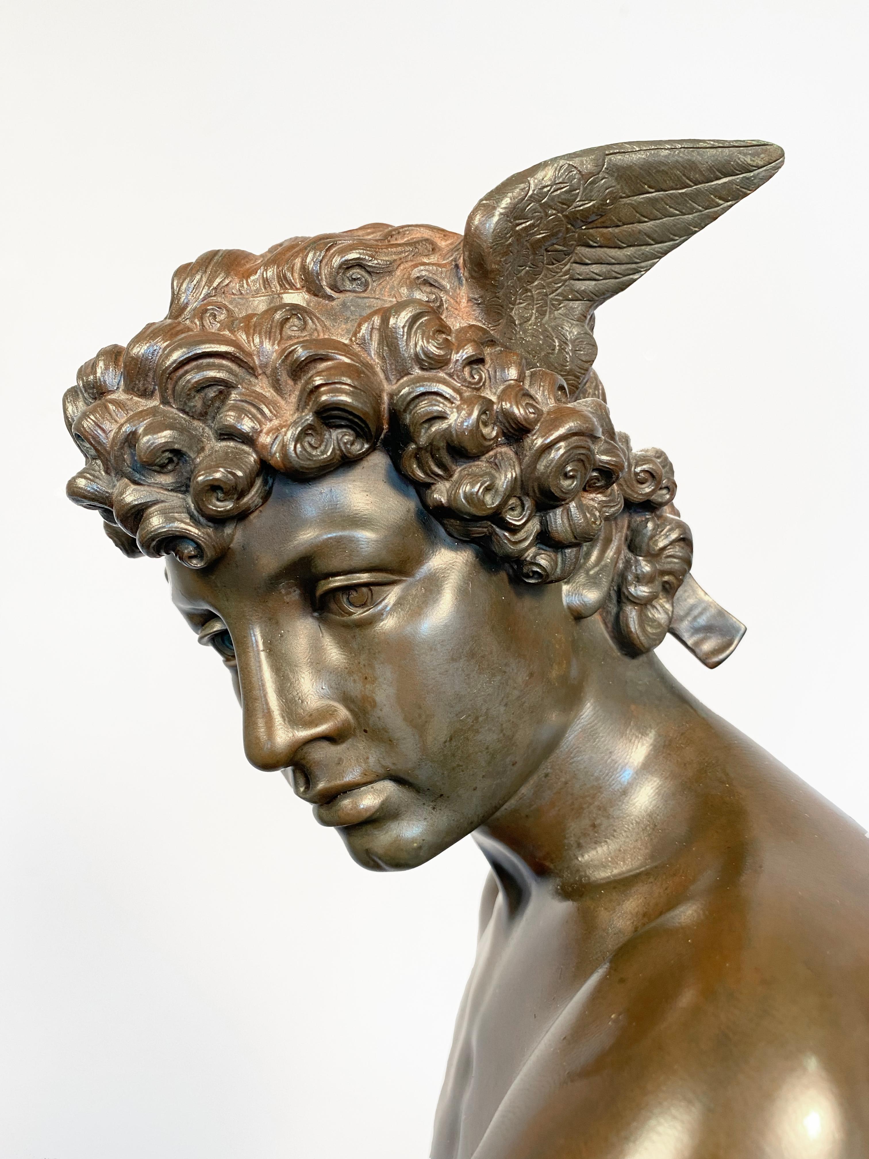 Mercurio seduto o Hermes - Dio della velocità in vendita 4