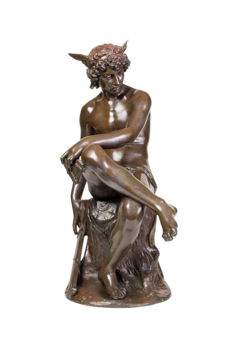 Mercurio sentado, o Hermes - Dios de la Velocidad