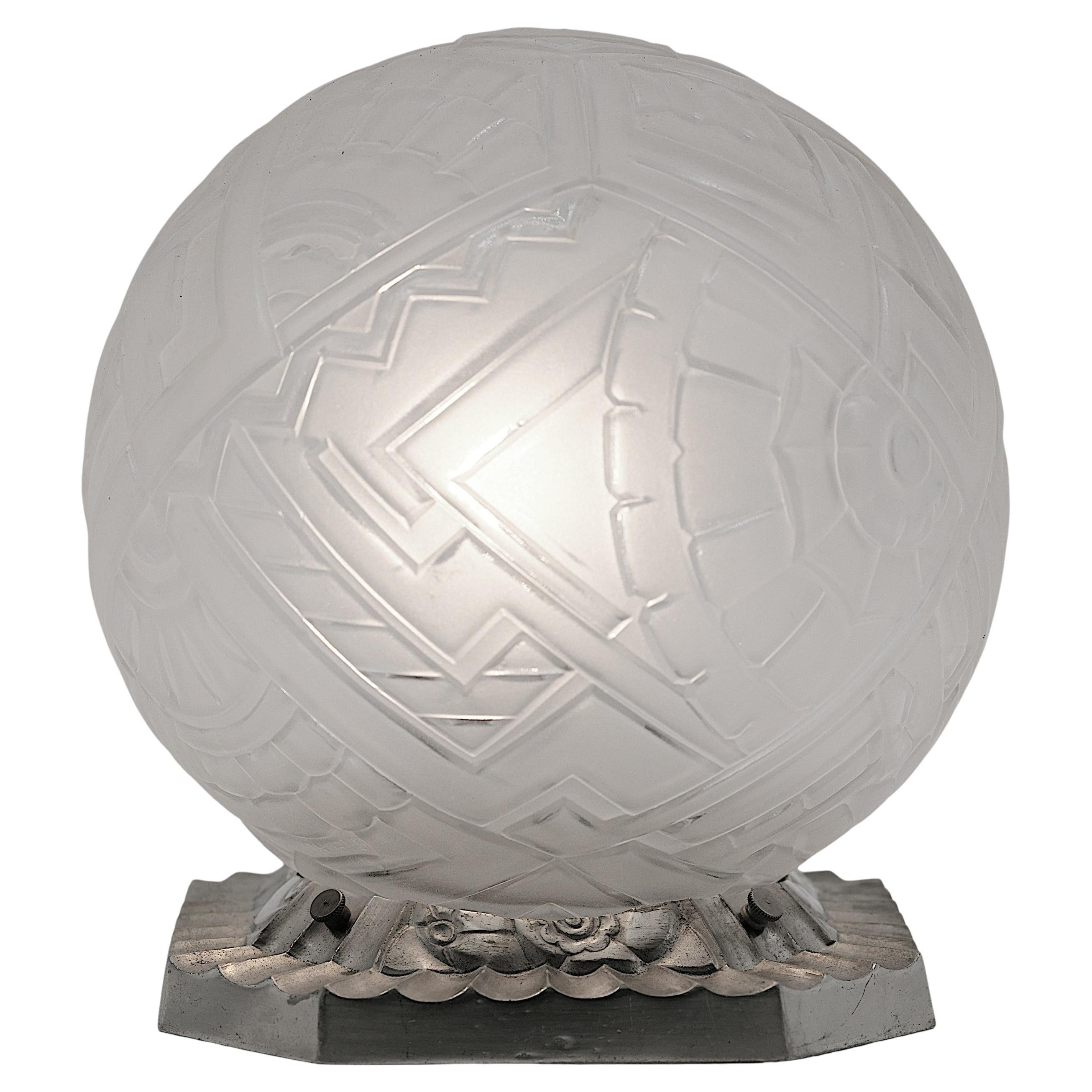 Marius SABINO French Art Deco Table Lamp, 1920