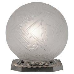 Marius SABINO French Art Deco Table Lamp, 1920