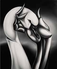 "How to Fly" Oil Painting 71" x 59" inch by Marius Seidlitz