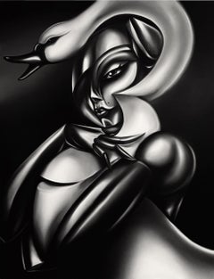 "I Adore You" Pittura a olio 51" x 39" pollici di Marius Seidlitz