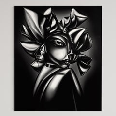 "Mírate a los ojos" Pintura al óleo 71" x 59" pulgadas de Marius Seidlitz