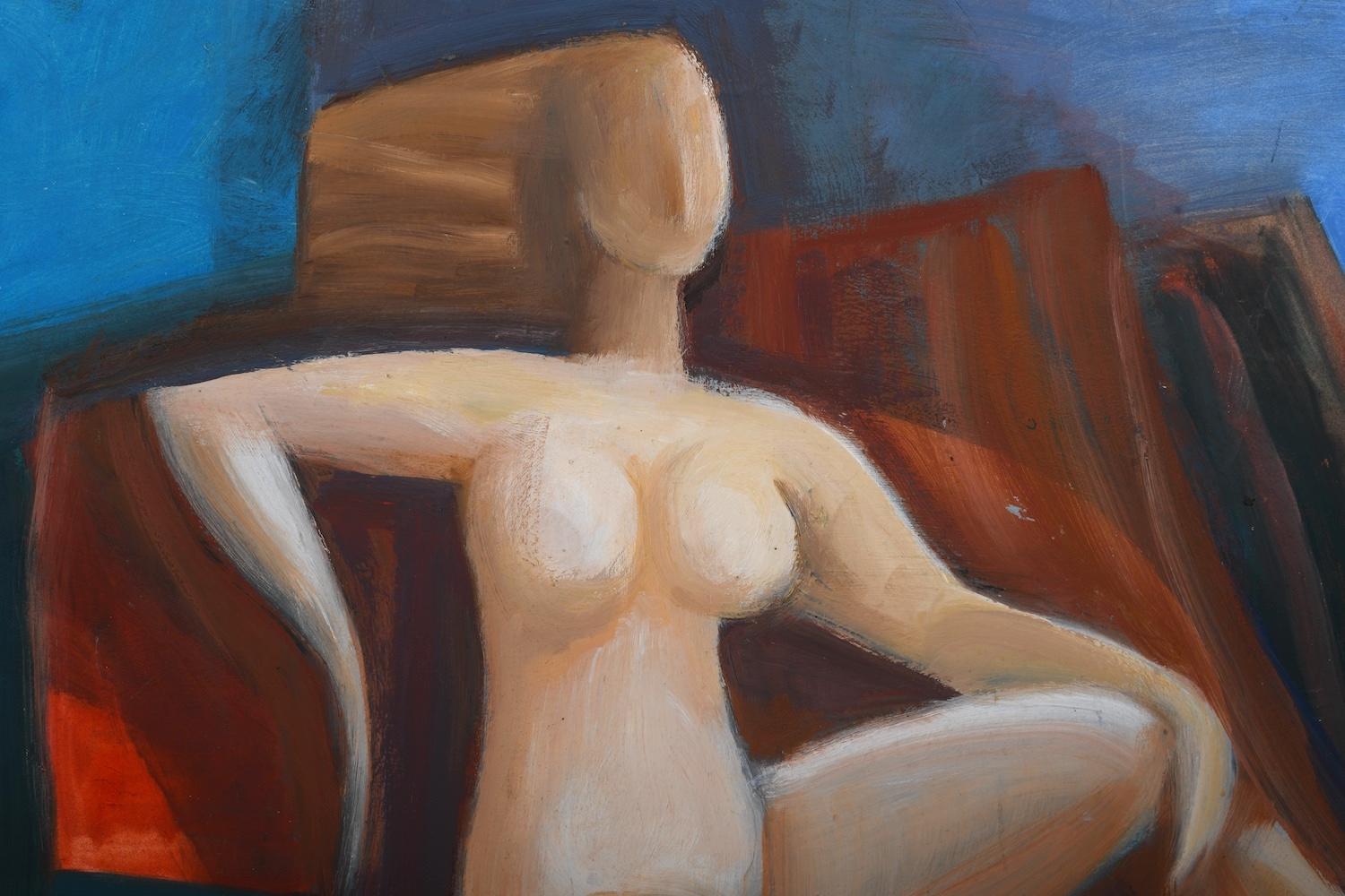 MARIUS WOULFART (1905-1991) Studie einer nackten Frau im Zustand „Gut“ im Angebot in Handewitt, DE