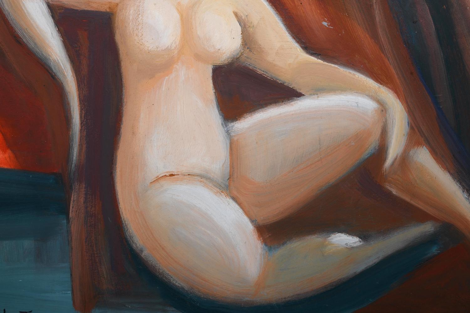 MARIUS WOULFART (1905-1991) Studie einer nackten Frau (20. Jahrhundert) im Angebot