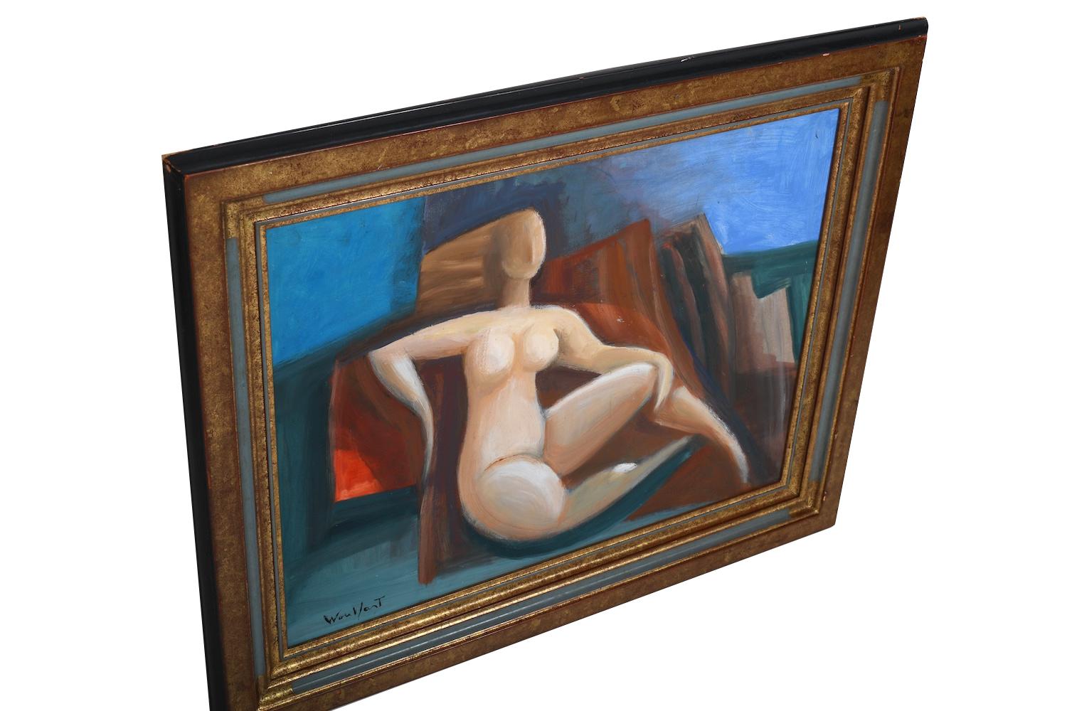 MARIUS WOULFART (1905-1991) Studie einer nackten Frau (Holz) im Angebot
