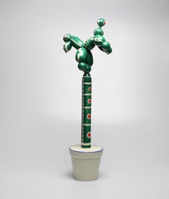 Mariusz Dydo, Beta Flora model Zombie, Ceramic Art Sculpture, 65x25x14cm, 2018
