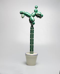 Mariusz Dydo, Beta Flora model Zombie, Ceramic Art Sculpture, 65x25x14cm, 2018