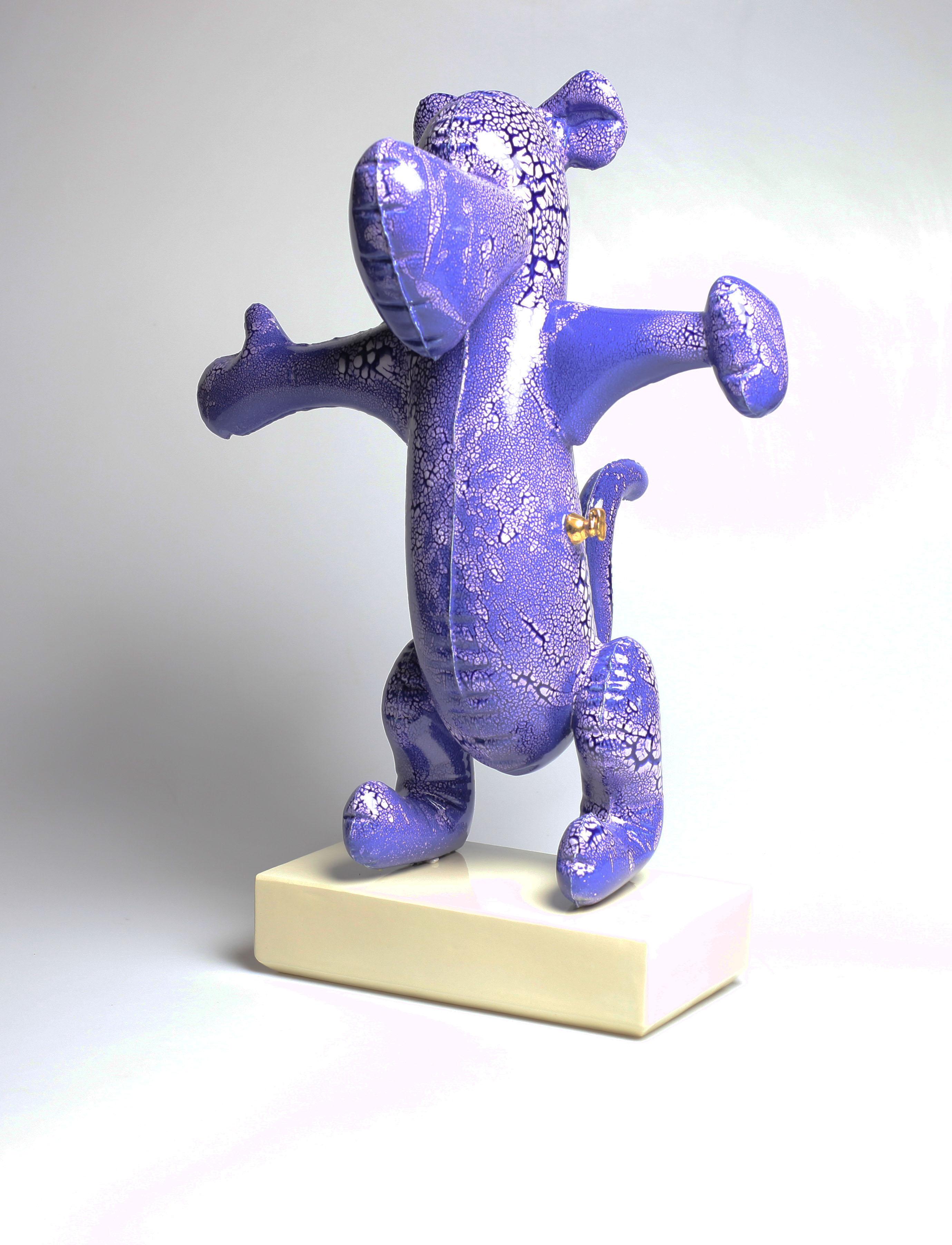 Mariusz Dydo, Little Tiger model Snake, Ceramic Art Sculpture, 48x35x30cm, 2020 For Sale 1