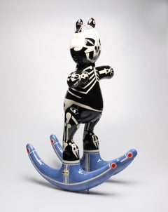 Mariusz Dydo, Zombie Bear, Ceramic Art Sculpture, 66.5 x 44 x 33.5 cm, 2018