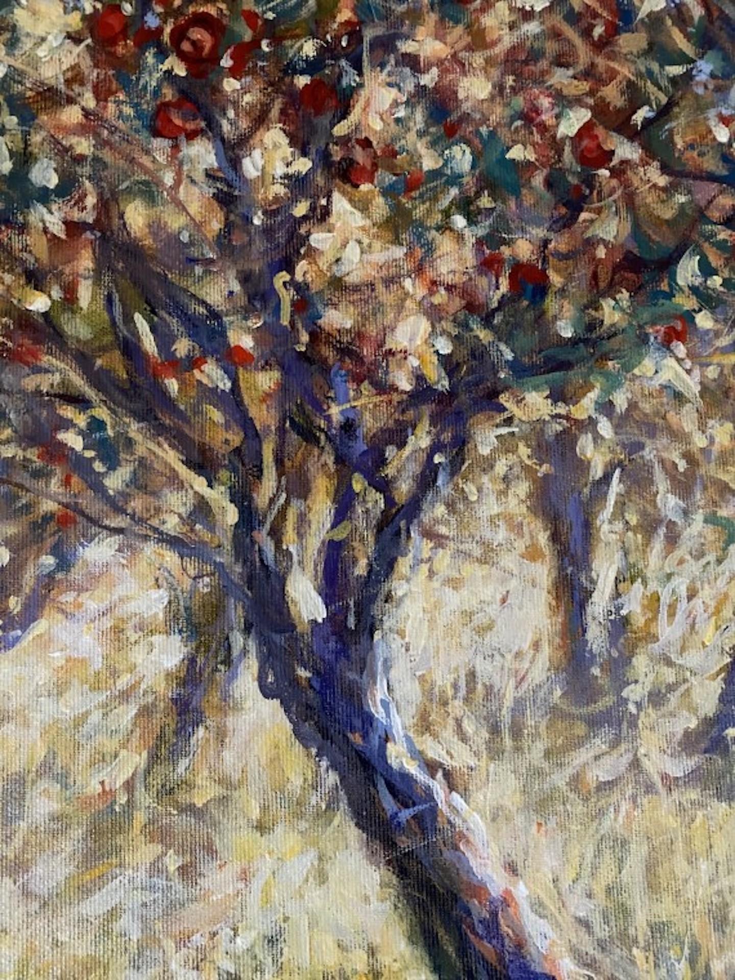 An Orchard, Impressionist Style Landscape Painting, Original Art, Summer Art For Sale 3