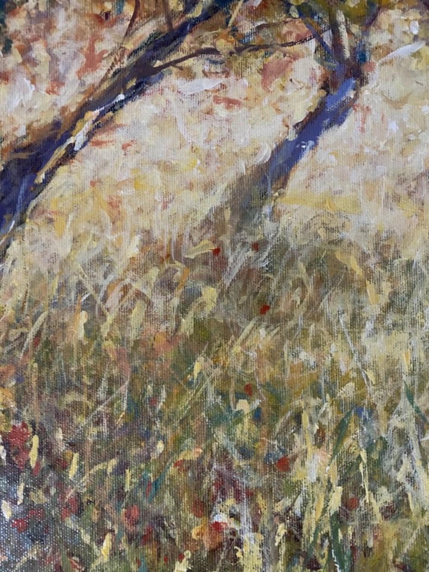 An Orchard, Impressionist Style Landscape Painting, Original Art, Summer Art For Sale 4