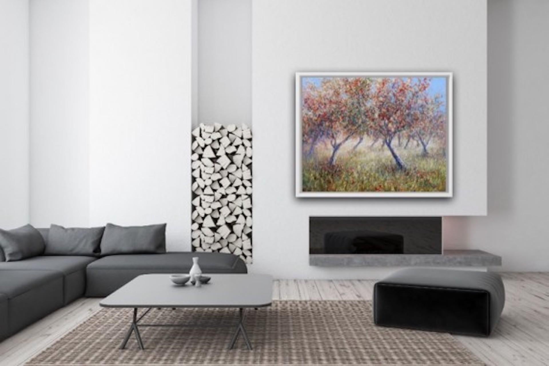 An Orchard, Mariusz Kaldowski, Impressionist Landscape Painting, Original Art 2