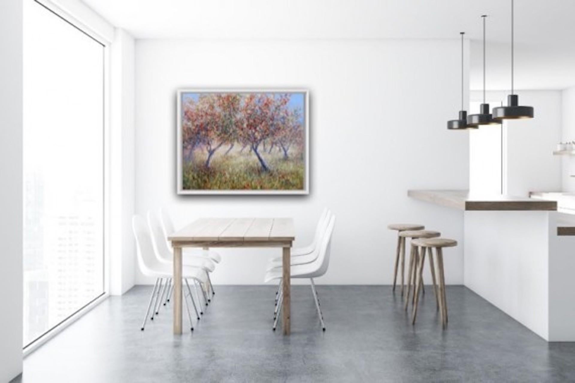 An Orchard, Mariusz Kaldowski, Impressionist Landscape Painting, Original Art 4