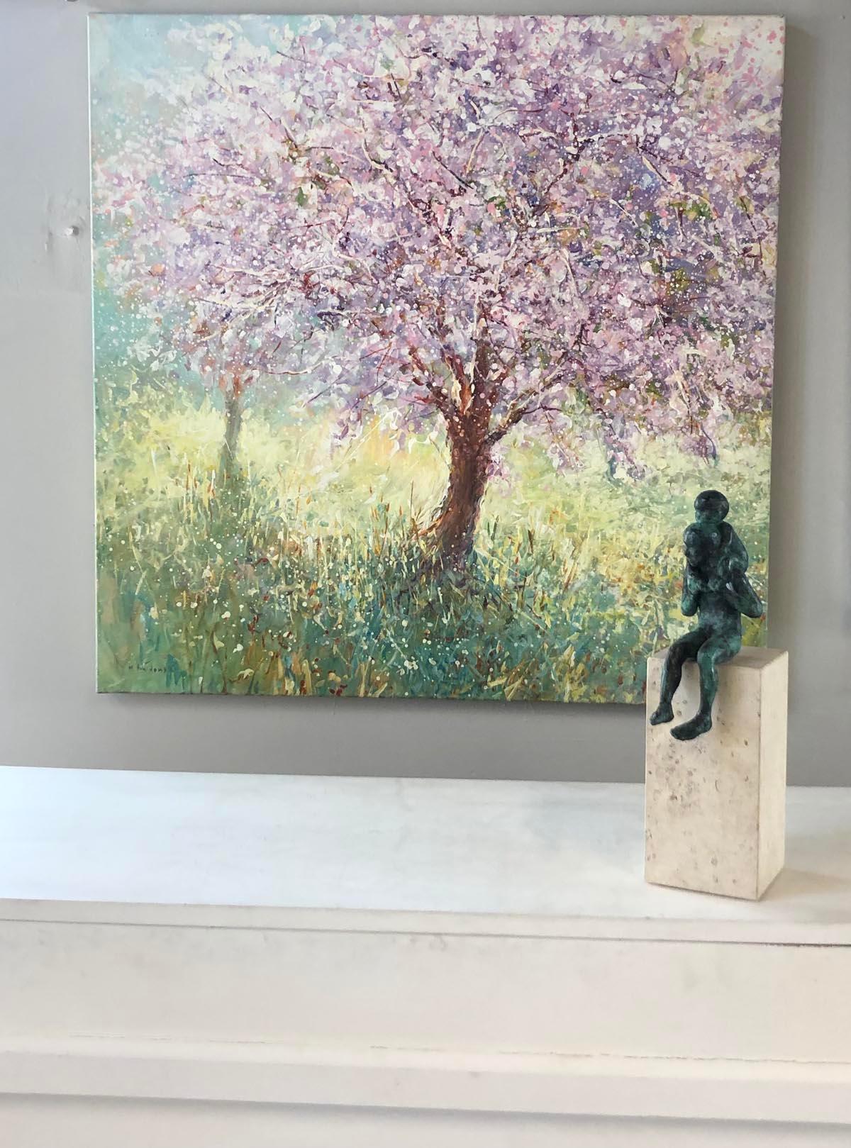 impressionist cherry blossom