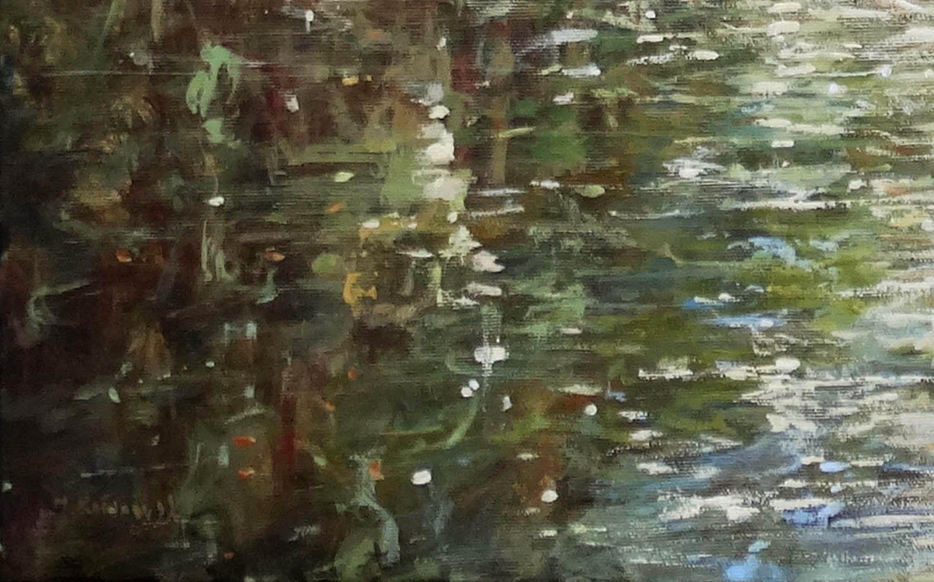 Mariusz Kaldowski, Forest River, Original Painting, Landscape Art, Art Online 2
