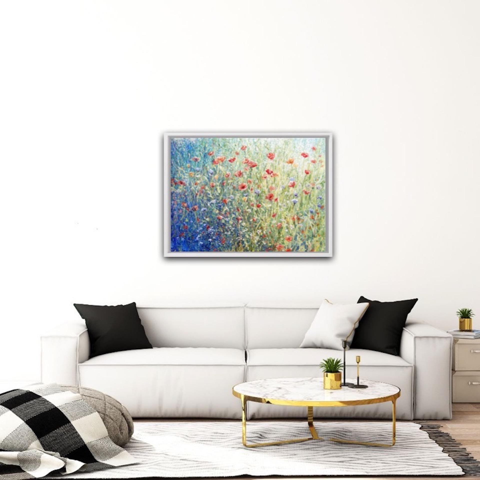 Mariusz Kaldowski, Amapolas, Pintura Floral Original, Arte Paisajista, Arte Online 5