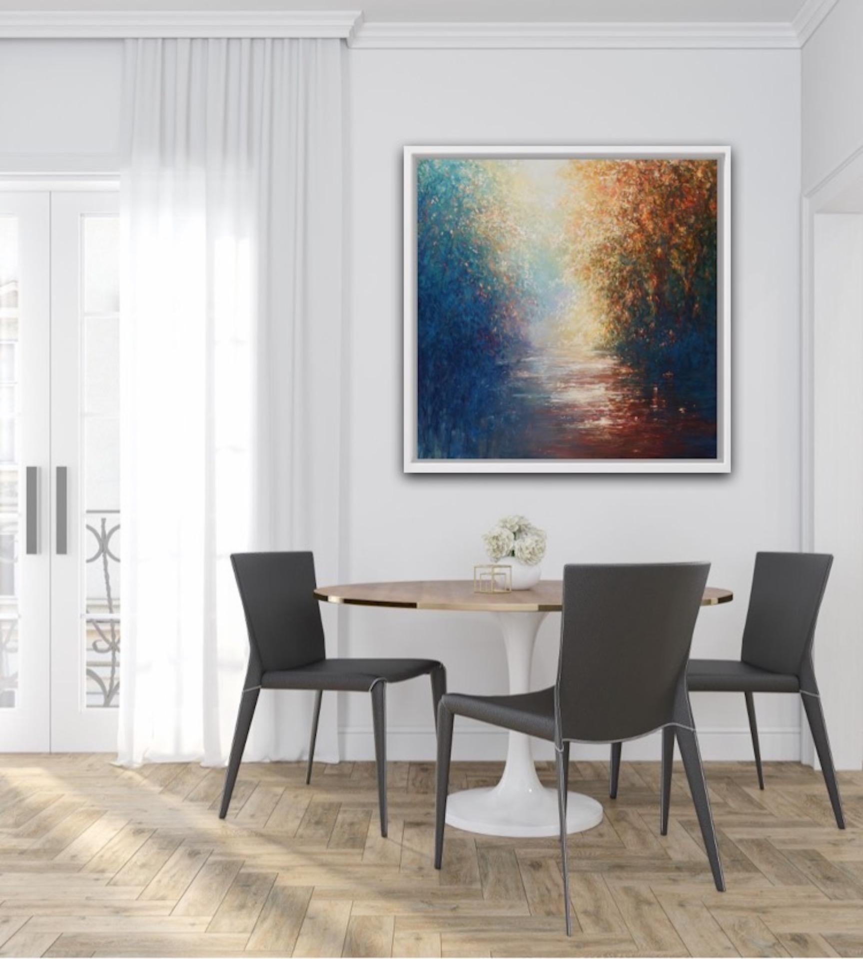 Mariusz Kaldowski, Secret River, Affordable Impressionist Landscape Painting 1