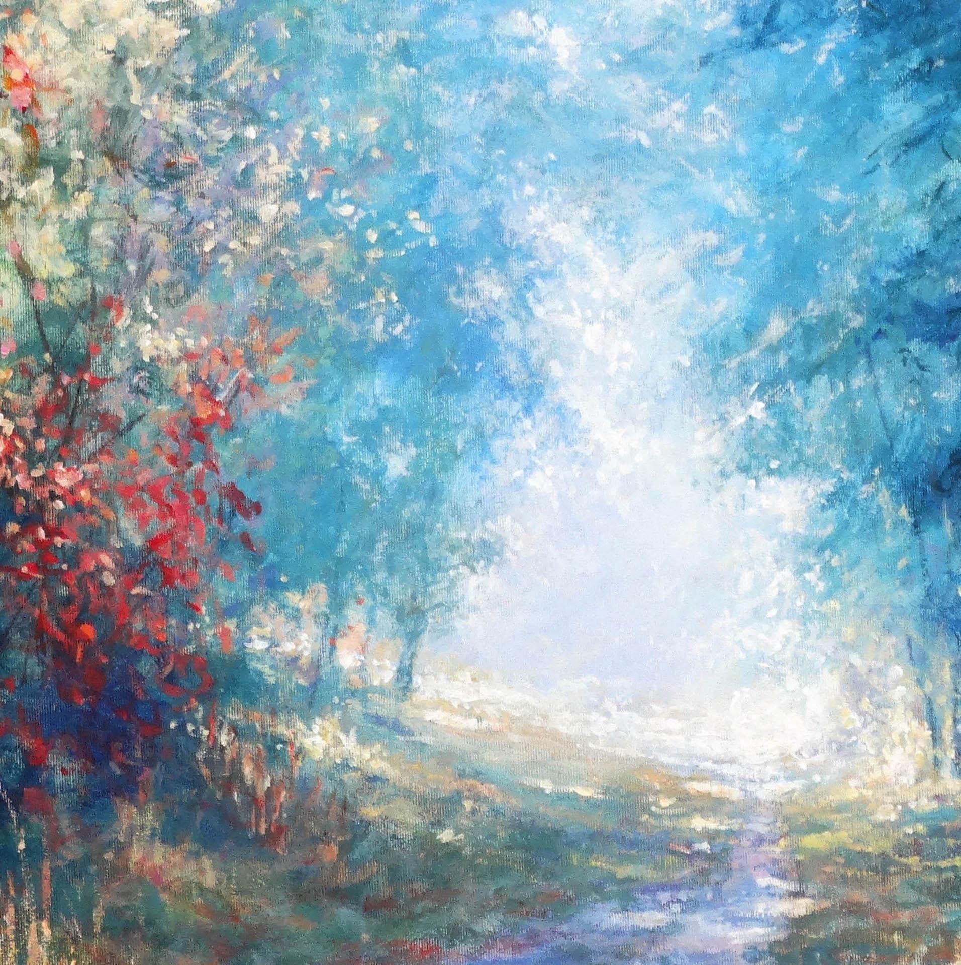 Mariusz Kaldowski, Sunny Clearing, Bright Impressionist Landscape Painting 1