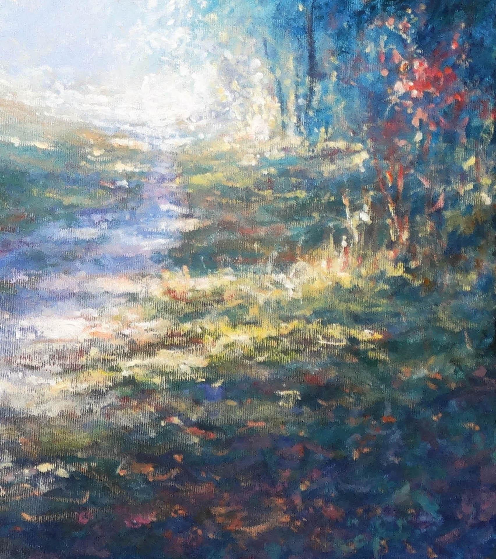Mariusz Kaldowski, Sunny Clearing, Bright Impressionist Landscape Painting 2