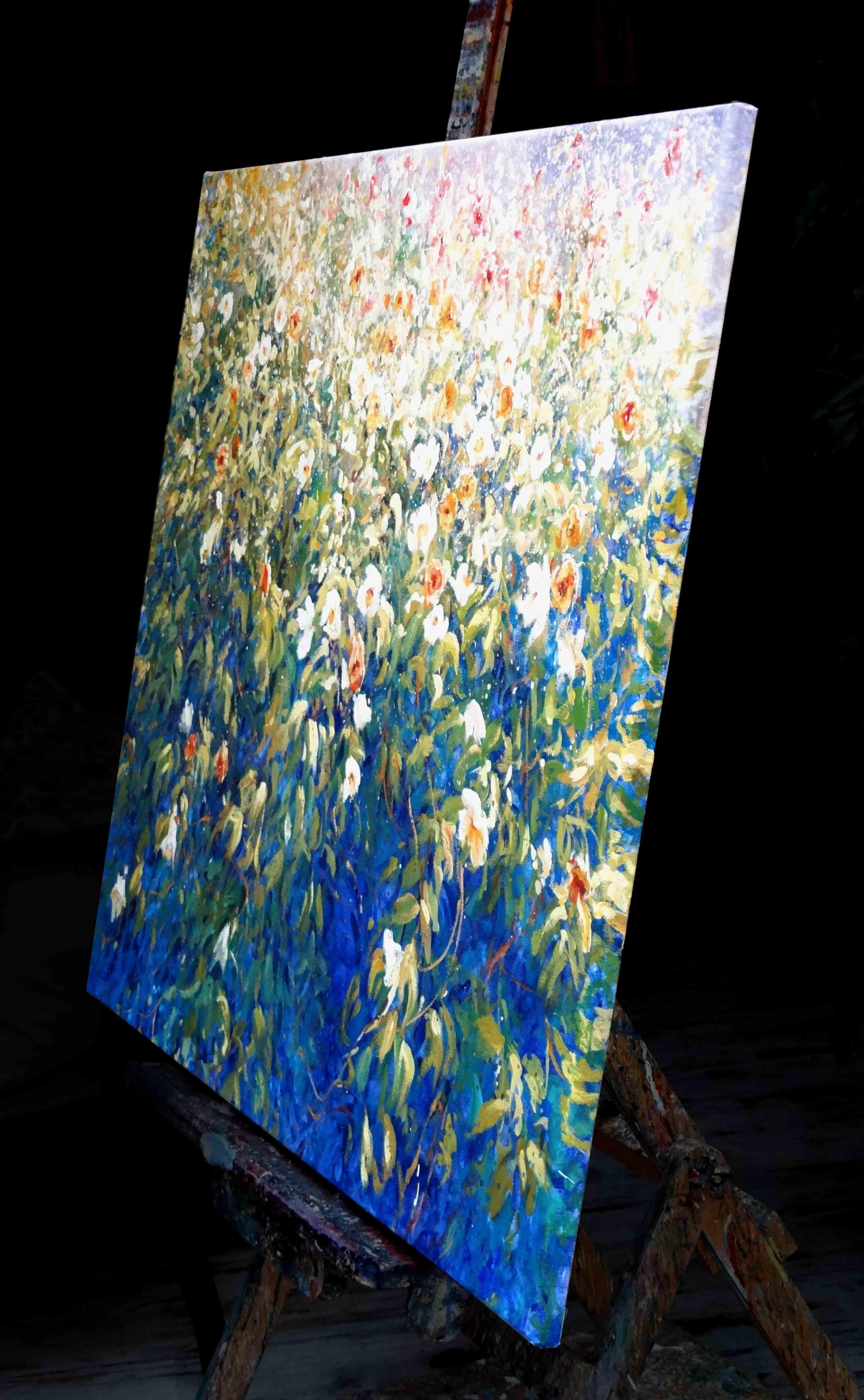 Mariusz Kaldowski, peinture de fleurs sauvages originale, peinture abordable en vente 2
