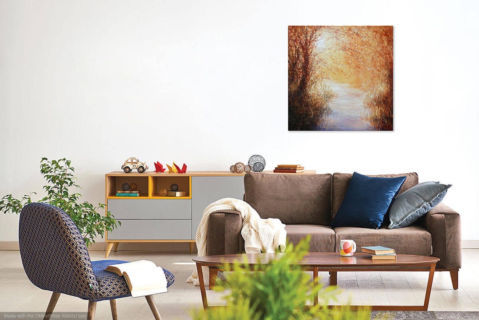 Mariusz Kaldowski
September Siesta
Original Acrylic Painting on Canvas
Acrylic Paint on Canvas
Sold Unframed
Framed Size: H 60cm x W 60cm
(Please note that in situ images are purely an indication of how a piece may look.)

An impressionistic