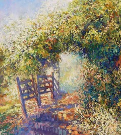 Rendez-Vous, Original painting, Landscape, Summer, Floral