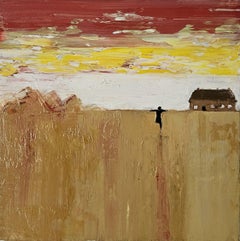 Crooked knee, Painting, Oil on Canvas