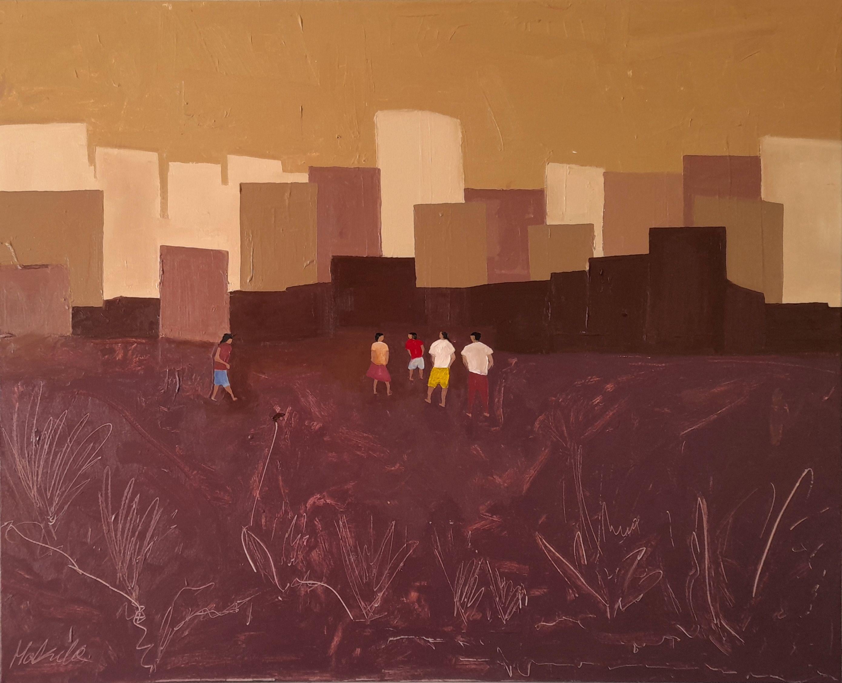 Friends, Painting, Oil on Canvas
