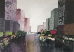 Big City Life, Painting, Oil on Canvas