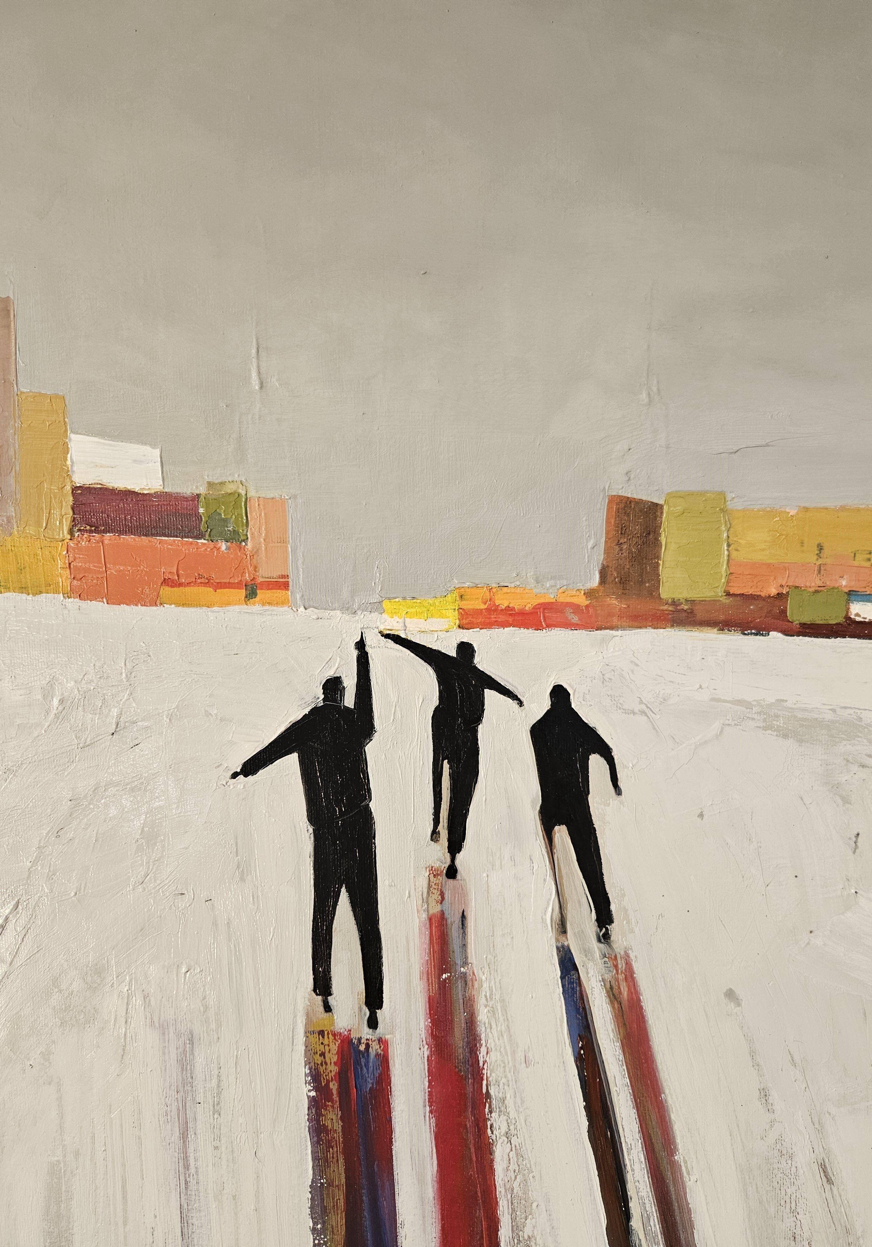 Costa mesa, Painting, Oil on Canvas For Sale 1