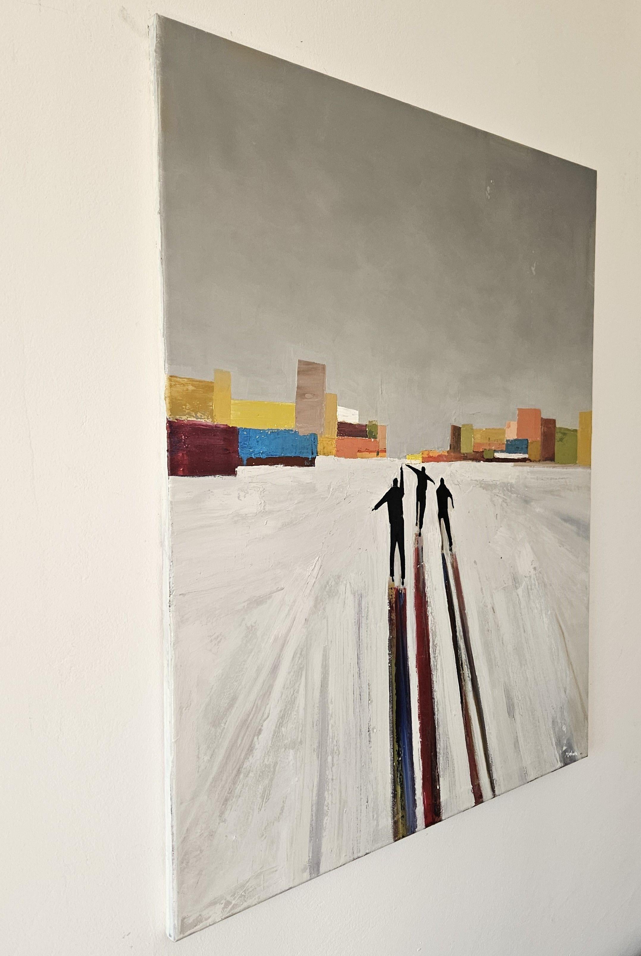 Costa mesa, Painting, Oil on Canvas For Sale 2
