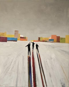 Costa mesa, Painting, Oil on Canvas