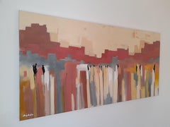 Goodbye Brick Town, Painting, Oil on Canvas