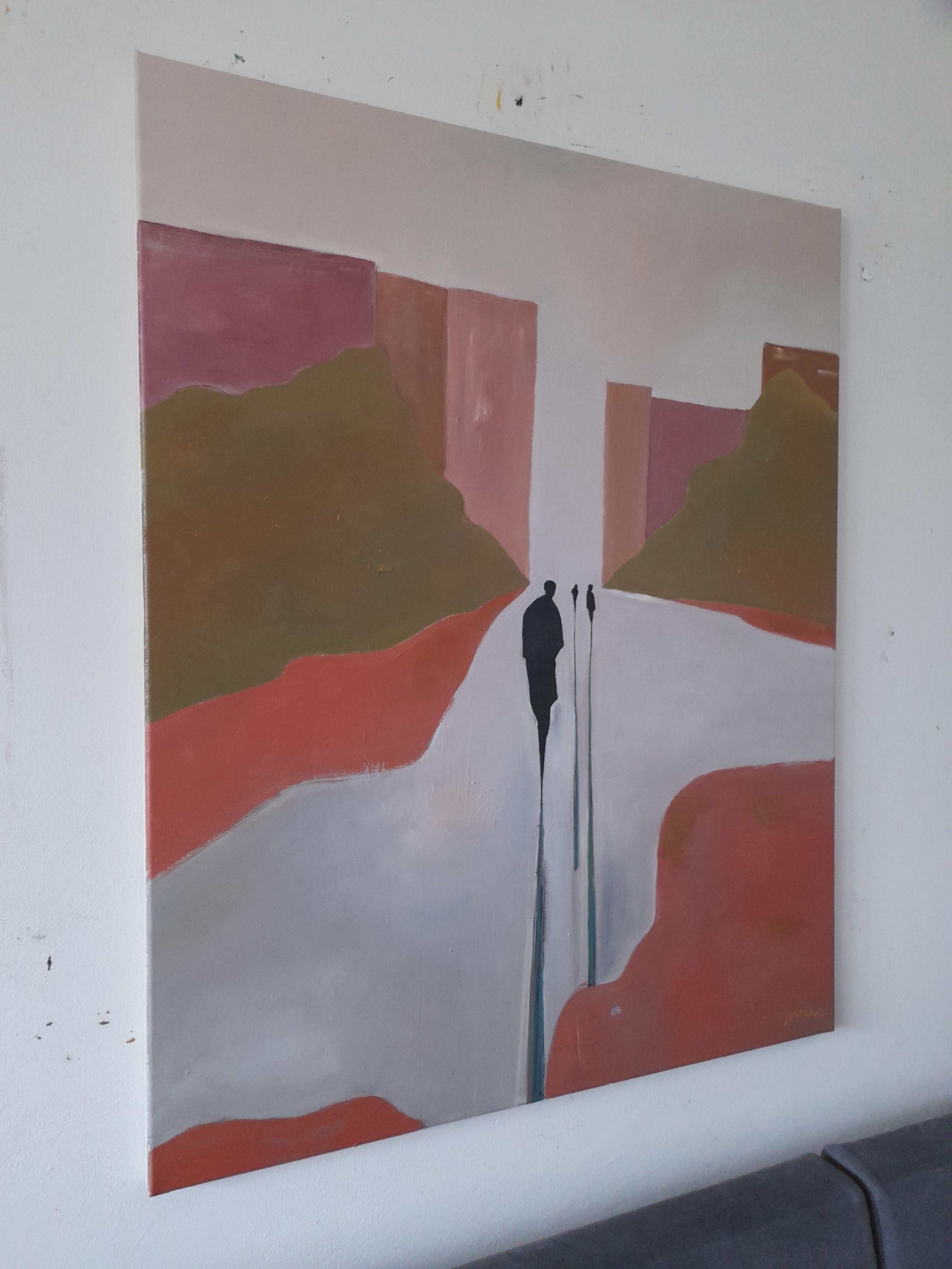 I have no time, Painting, Oil on Canvas For Sale 1