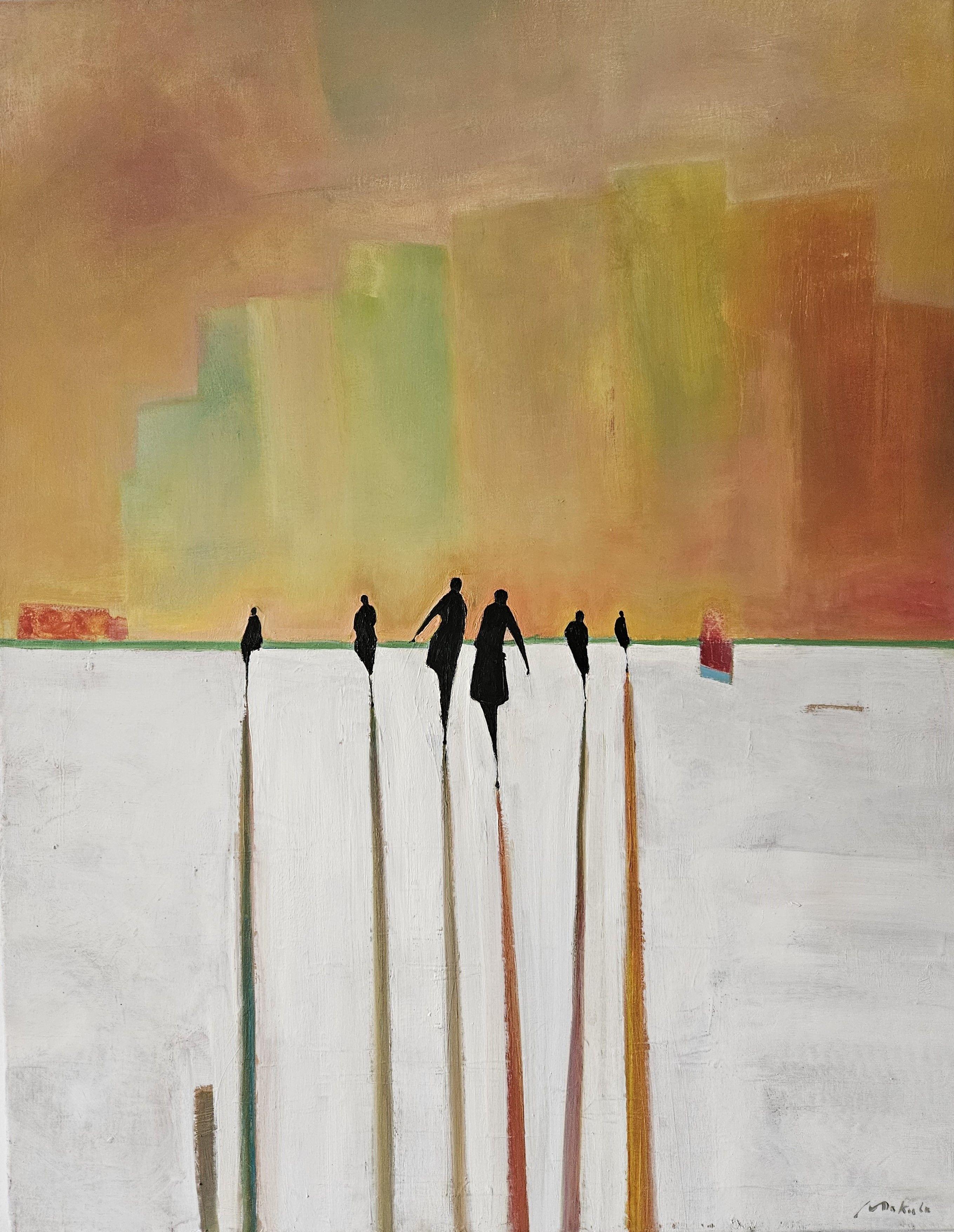 Original oil on canvas on wooden stretchers, signed on the front. Certificate of authenticity included. :: Painting :: Abstract Expressionism :: This piece comes with an official certificate of authenticity signed by the artist :: Ready to Hang: Yes
