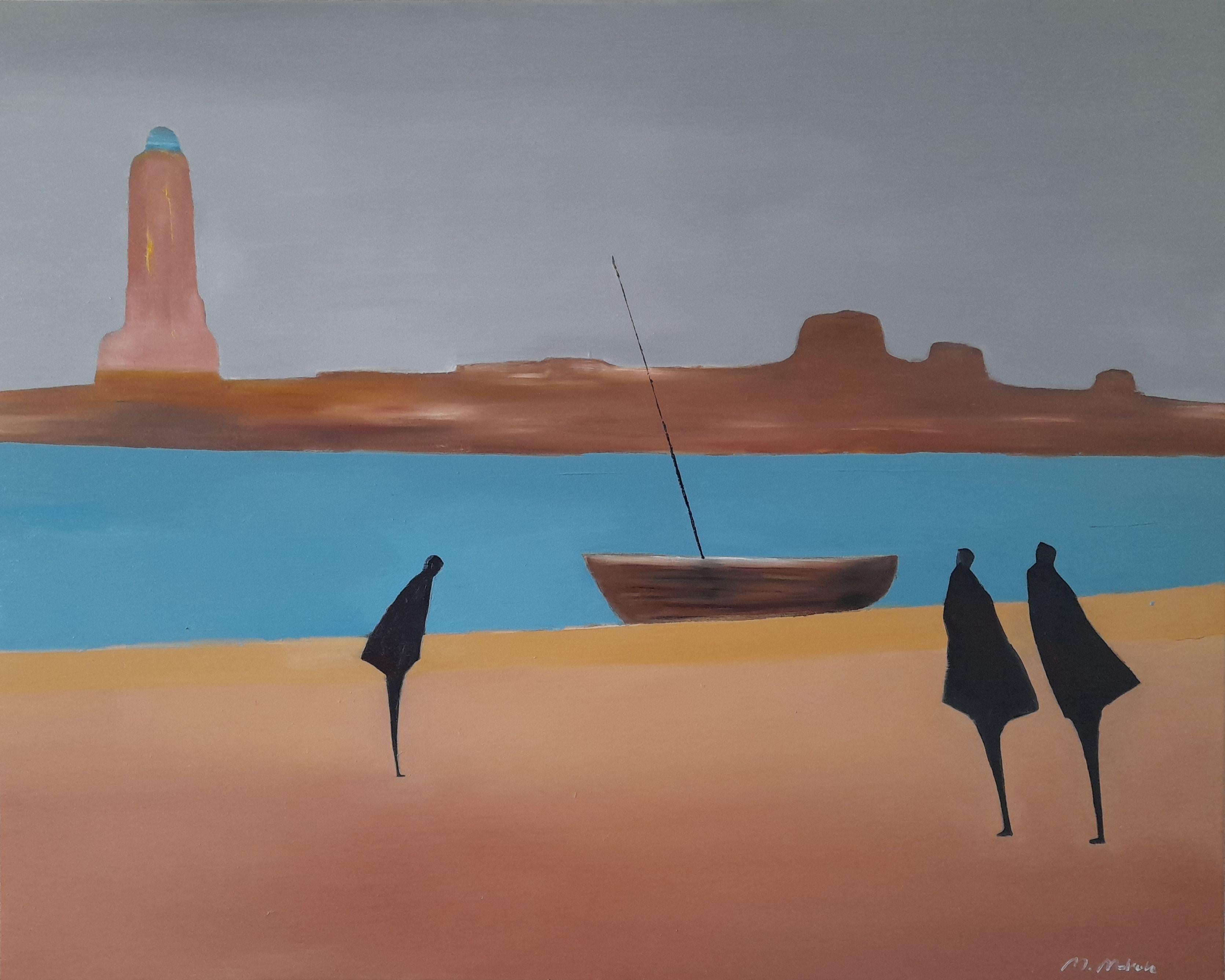 Original oil on canvas on wooden stretcher, box canvas, signed on the front.  Certificate of authenticity included. :: Painting :: Expressionism :: This piece comes with an official certificate of authenticity signed by the artist :: Ready to Hang: