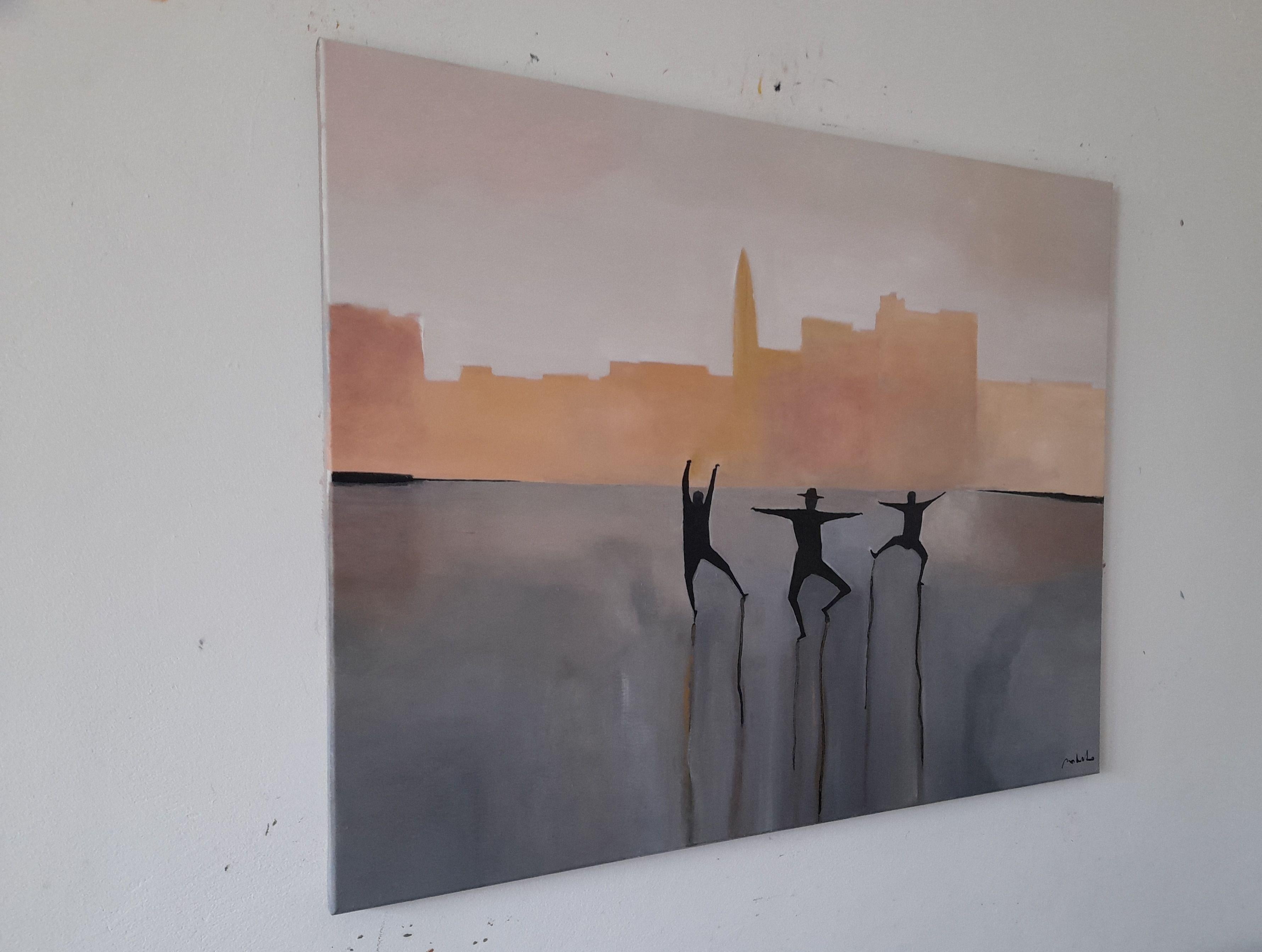 Tower of Babel, Painting, Oil on Canvas For Sale 1
