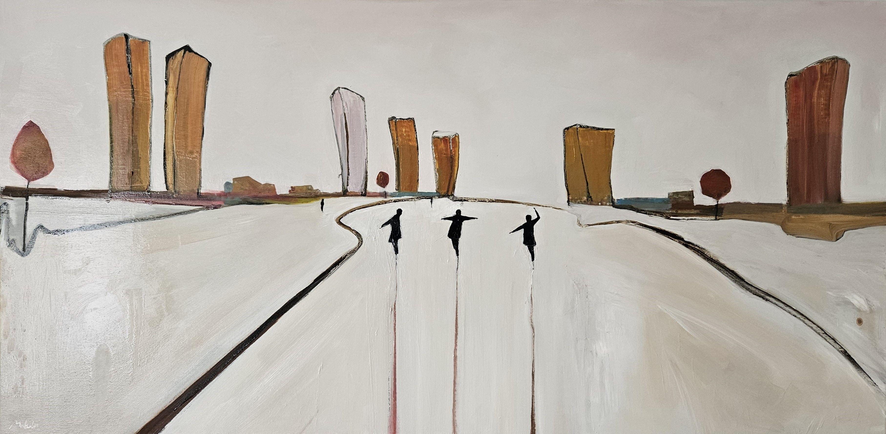 Triciudad, Pintura, Óleo sobre lienzo