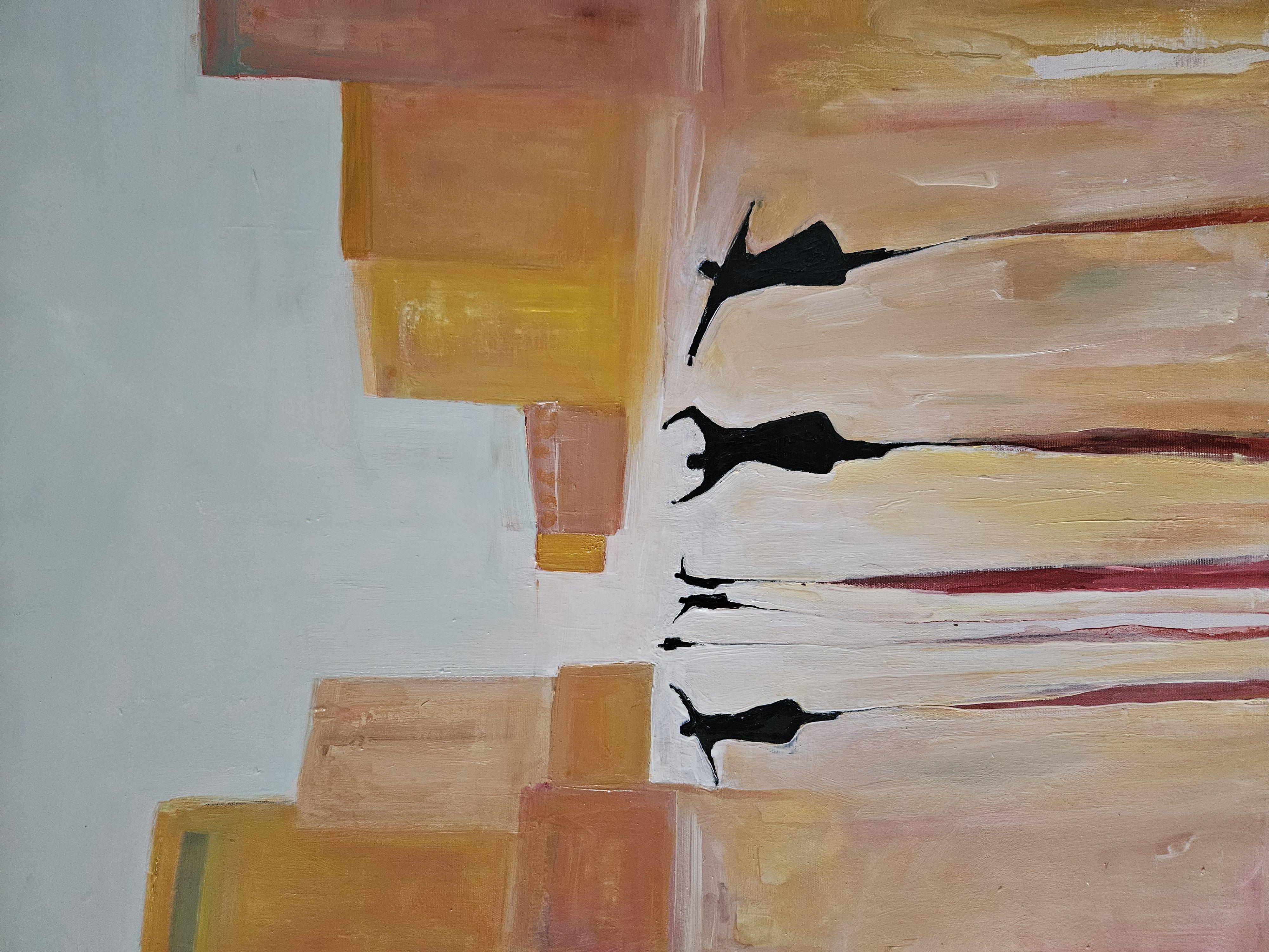 Twist and shout, Painting, Oil on Canvas For Sale 1