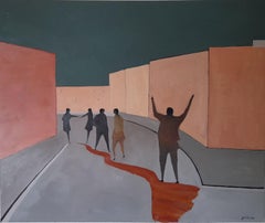 Walking in Memphis, Painting, Oil on Canvas