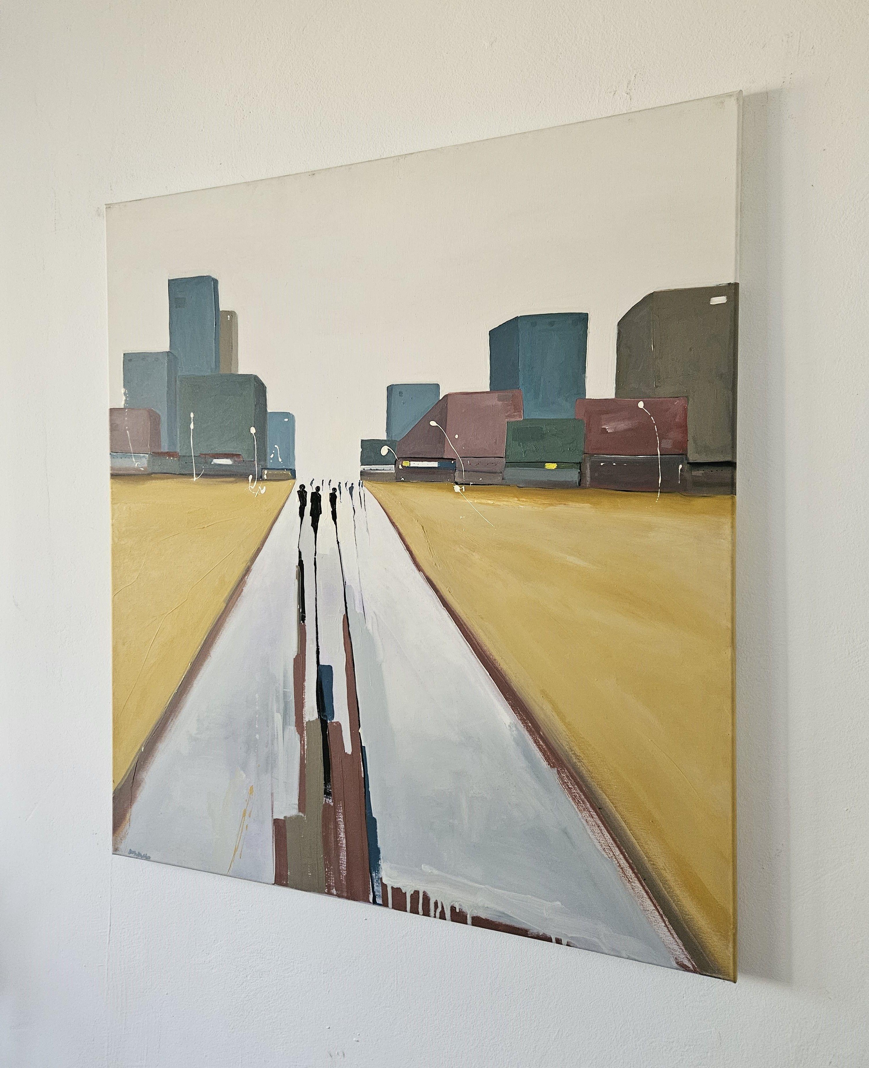 Original Öl auf Leinwand auf Holzrahmen, signiert auf der Vorderseite. Inklusive Echtheitszertifikat. :: Gemälde :: Abstrakter Expressionismus :: Dieses Werk wird mit einem offiziellen, vom Künstler unterzeichneten Echtheitszertifikat geliefert ::