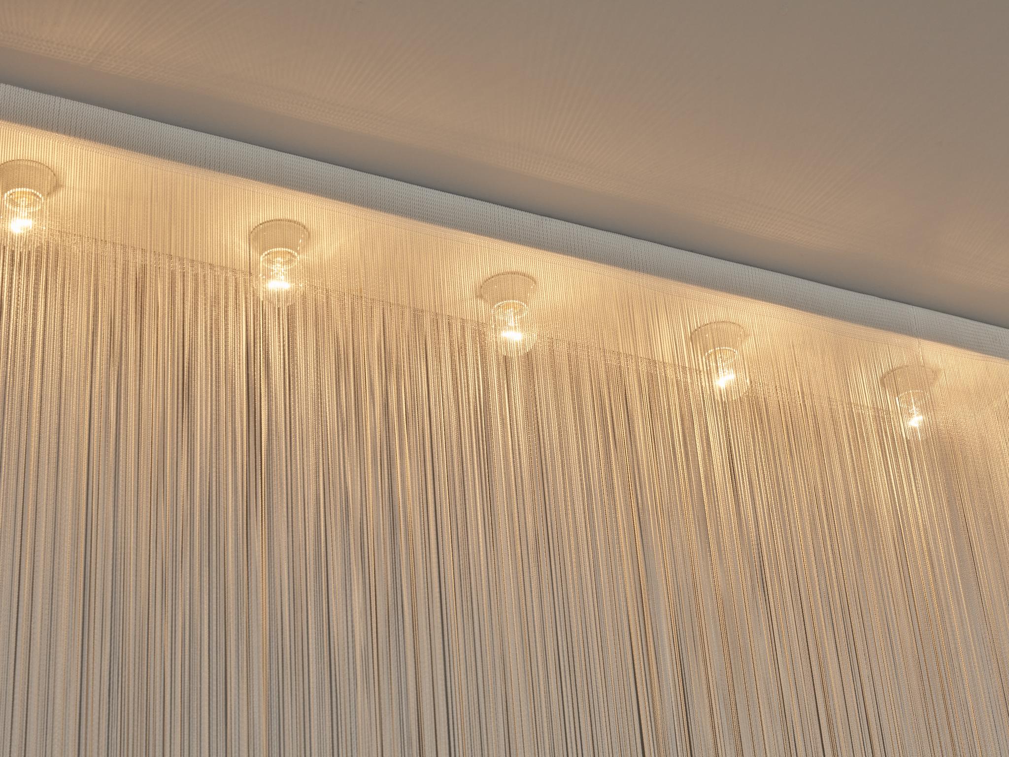 Lampadari 'Garbo' in metallo e nylon di Mariyo Yagi per Sirrah 3