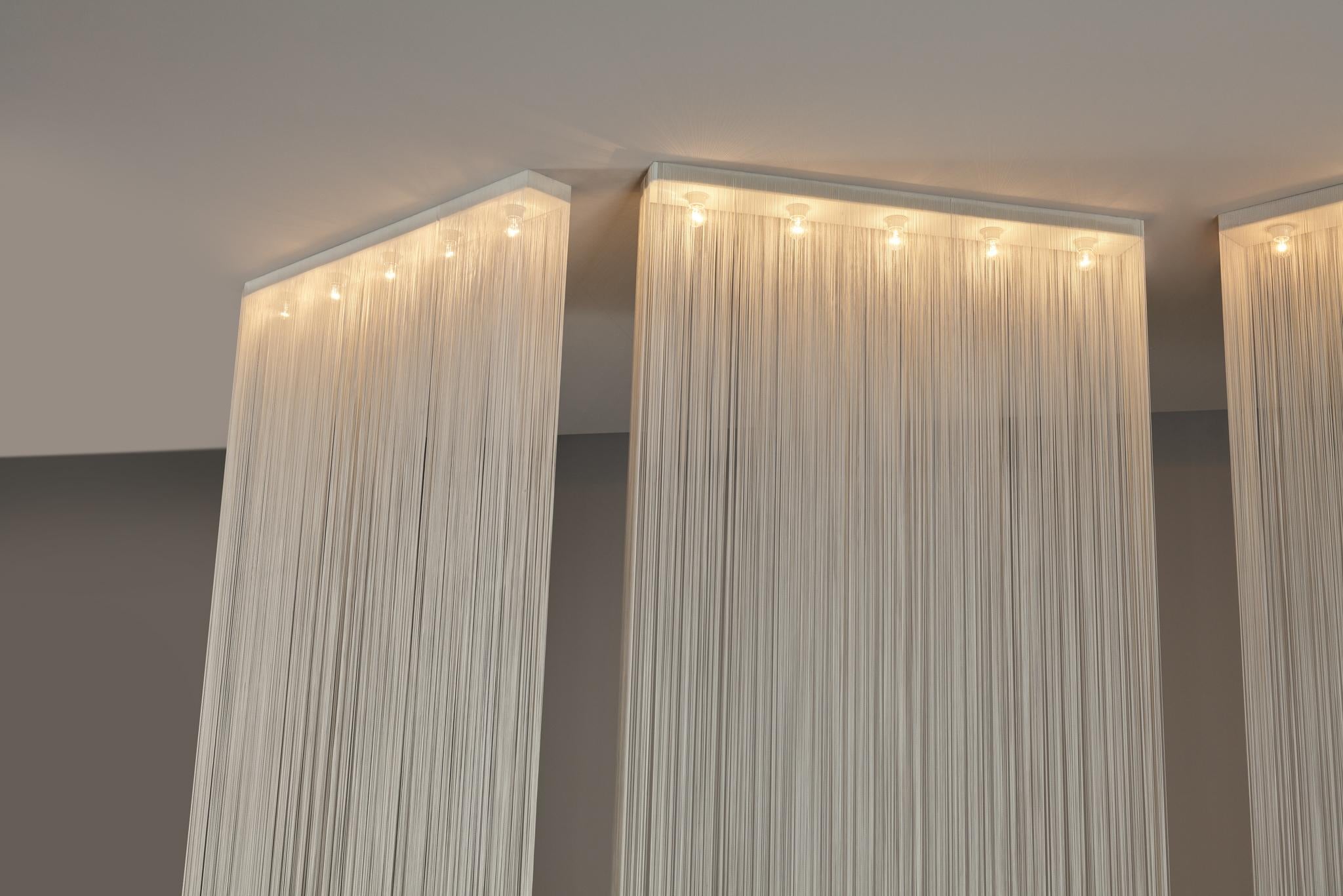 Lampadari 'Garbo' in metallo e nylon di Mariyo Yagi per Sirrah 4