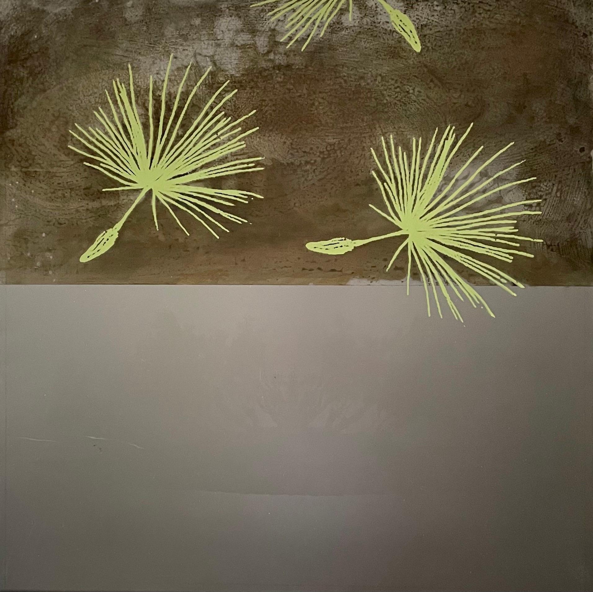 Pátina y pintura serigráfica sobre acero Arte contemporáneo canadiense Marjan Eggermont - Painting Contemporáneo de Marjan Eggremont