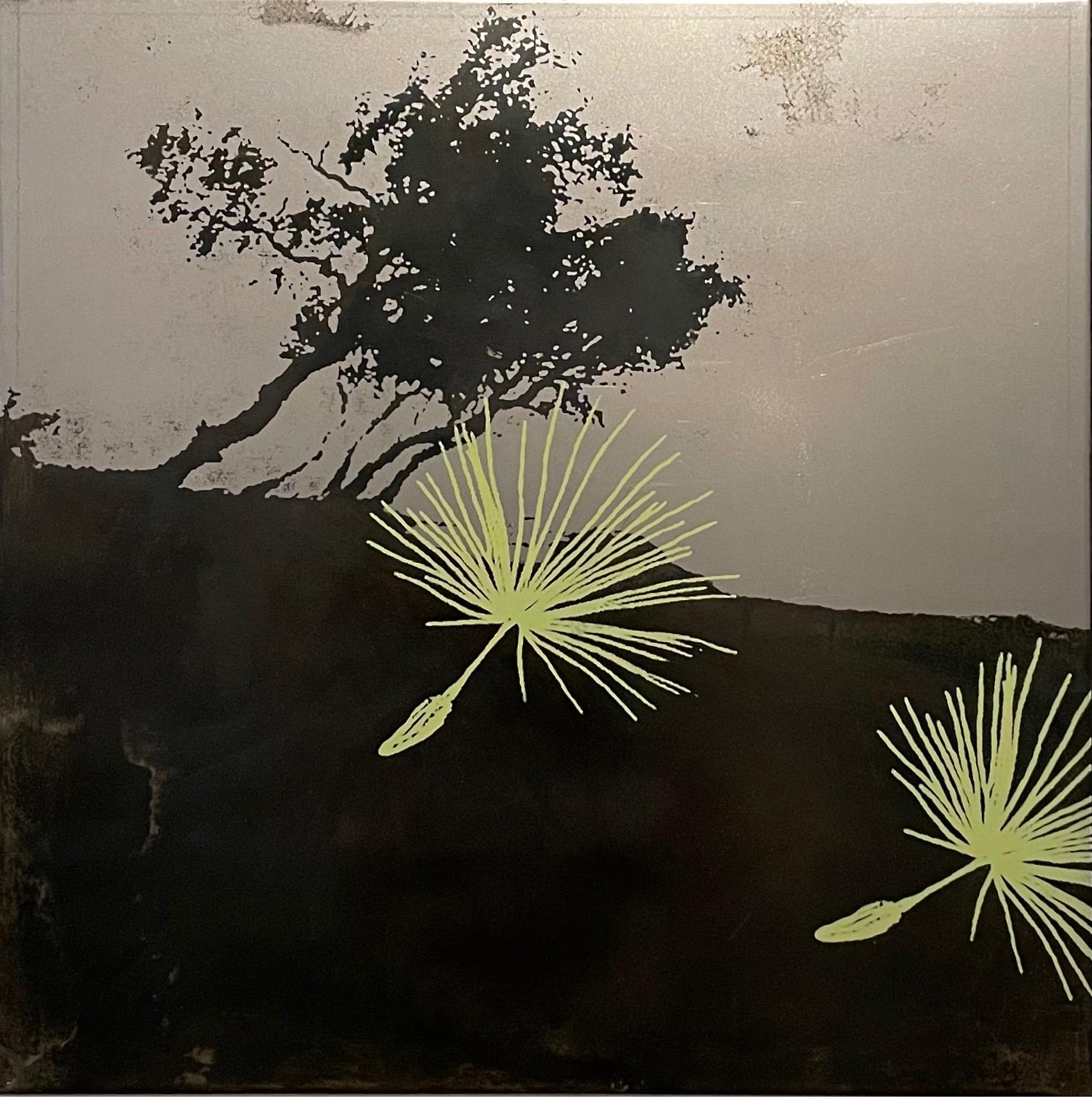 Patine et sérigraphie Peinture sur acier Art contemporain canadien Marjan Eggermont - Contemporain Painting par Marjan Eggremont
