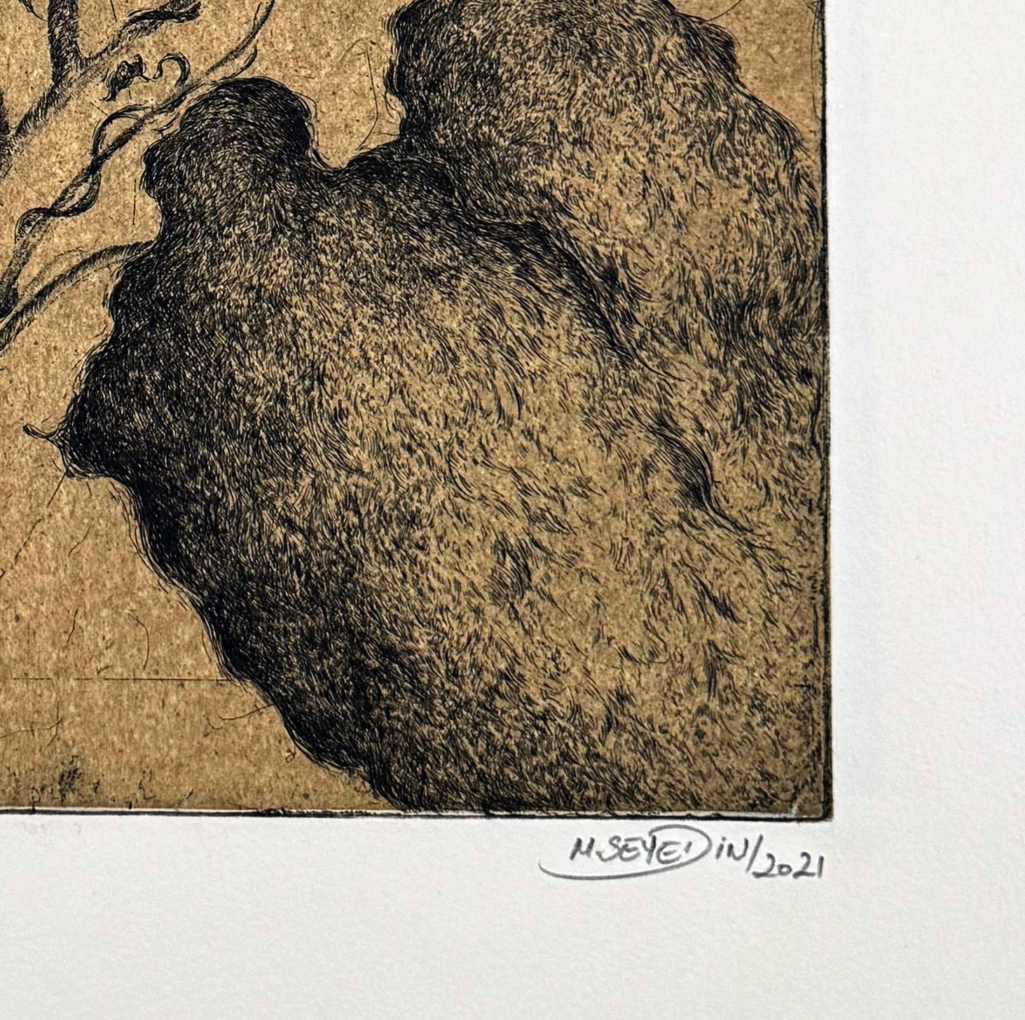 Fleurs #1 - Ipomée (patate douce), une de 4  fleurs de Marjan Seyedin en vente 3