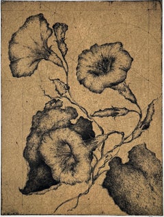Fleurs #1 - Ipomée (sweet potato), one of 4  flowers by Marjan Seyedin