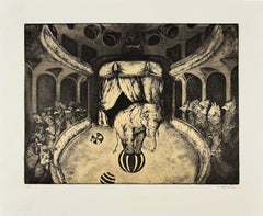 Odyssey of the Elephant #2, by Marjan Seyedin